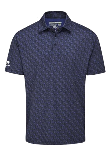 Stuburt Herren Buzzard Poloshirt, feuchtigkeitsableitend, atmungsaktiv, leicht, Klassische Passform, kurzärmelig Polohemd, French Navy, M von Stuburt