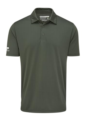 Stuburt Herren Eider Poloshirt, feuchtigkeitsableitend, atmungsaktiv, Klassische Passform, kurzärmelig Polohemd, Khaki, M von Stuburt