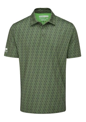 Stuburt Herren Falcon Poloshirt, feuchtigkeitsableitend, atmungsaktiv, leicht, Klassische Passform, kurzärmelig Polohemd, Khaki, M Stuburt Herren Falcon Poloshirt, feuchtigkeitsableitend, atmungsaktiv, leicht, Klassische Passform, kurzärmelig Polohemd, Khaki, M von Stuburt
