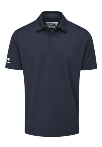 Stuburt Herren Kestrel Poloshirt, feuchtigkeitsableitend, atmungsaktiv, Klassische Passform, kurzärmelig Polohemd, French Navy, S von Stuburt