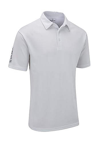 Stuburt Herren Sport Tech Polo Shirt - Weiß, 2 X Große von Stuburt