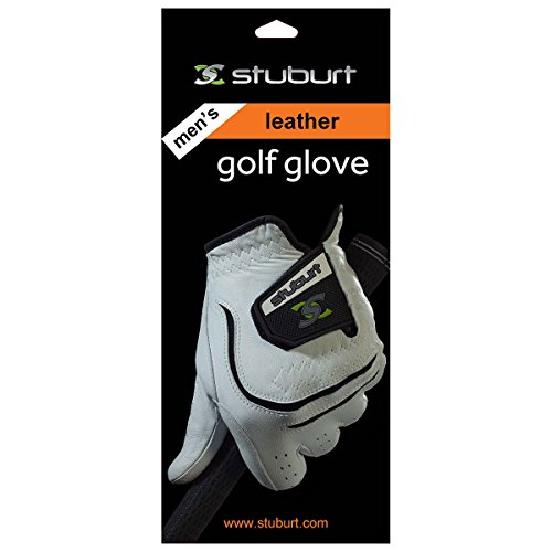 Stuburt Herren Stadt Leder Golfhandschuh LH - Weiß/Schwarz - S Stuburt Herren Stadt Leder Golfhandschuh LH - Weiß/Schwarz - S von Stuburt