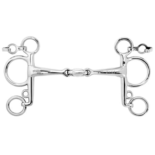 Stübben Gebiss 2241 Pelham Easy Control doppelt gebrochen - 13,5 cm - 14 mm - Edelstahl Stübben Gebiss 2241 Pelham Easy Control doppelt gebrochen - 13,5 cm - 14 mm - Edelstahl von Stübben