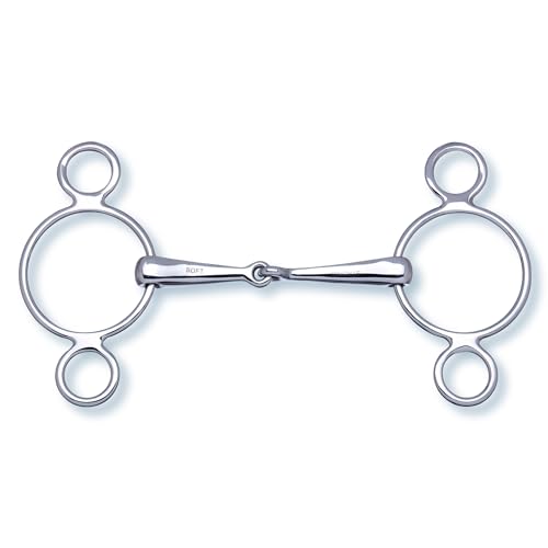 Stübben Gebiss 2283 3-Ring Trense 2 in 1-12,5 cm - 16 mm - Edelstahl Stübben Gebiss 2283 3-Ring Trense 2 in 1-12,5 cm - 16 mm - Edelstahl von Stübben
