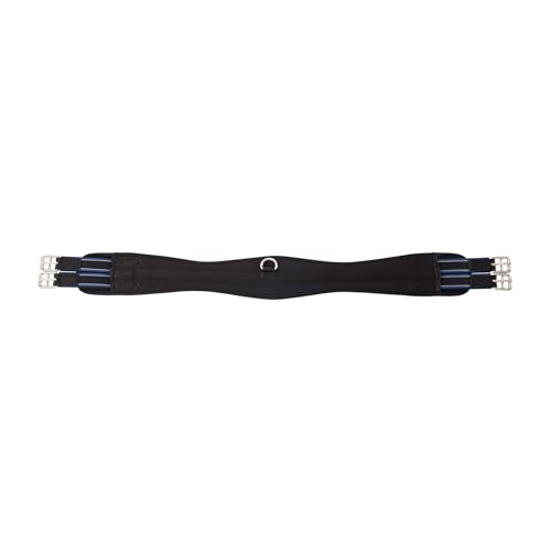 Stübben Neopren-Sattelgurt Coolmax Langgurt mit beidseitigem Elastikzug - schwarz - 145cm von Stübben