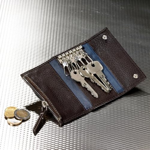 Stübben Schlüsseletui mit 6 Haken - Ebony von Stübben