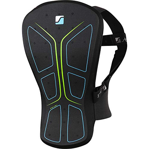 Stuf SOFT SHIELD JR. Rückenprotektor schwarz-blau-grün - S von Stuf