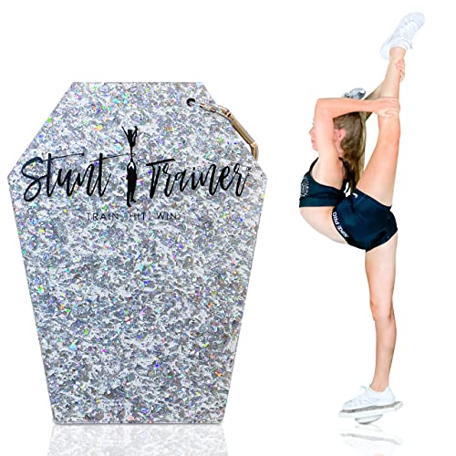 Stunt Trainer Cheer Ständer für Cheerleading Flyer Balance und Stunting Cheerleader Trainingsbrett Ausrüstung für Flexibilität Rumpfkraft und Konditionierung, Grau Stunt Trainer Cheer Ständer für Cheerleading Flyer Balance und Stunting Cheerleader Trainingsbrett Ausrüstung für Flexibilität Rumpfkraft und Konditionierung, Grau von Stunt Trainer