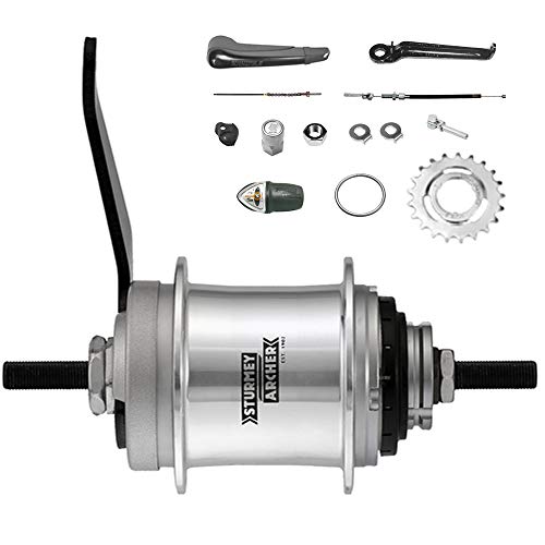 Sturmey Archer Unisex – Erwachsene IHS3C Getriebenabe, Silber, 36 Loch Sturmey Archer Unisex – Erwachsene IHS3C Getriebenabe, Silber, 36 Loch von Sturmey Archer