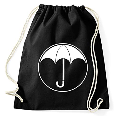 STYLETEX23 #2 Umbrella Logo Schule Ut Malum Pluvia Turnbeutel, schwarz STYLETEX23 #2 Umbrella Logo Schule Ut Malum Pluvia Turnbeutel, schwarz von STYLETEX23