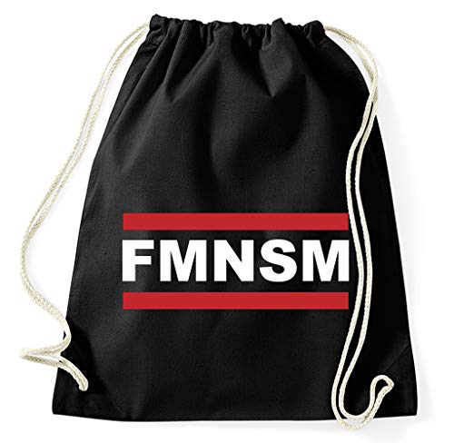 Styletex23 #3 Feminism FMNSM Turnbeutel Gym Bag, schwarz von Styletex23