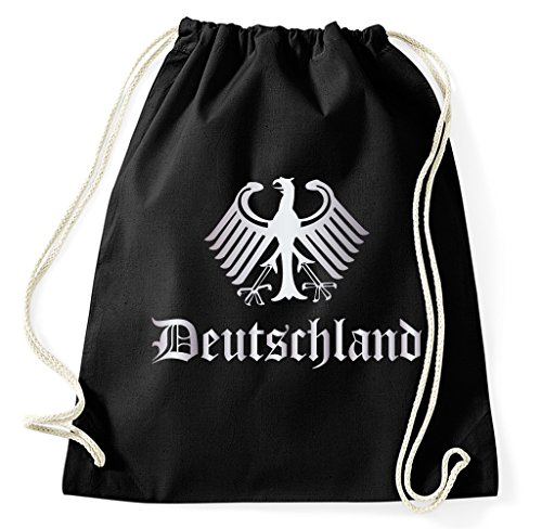 STYLETEX23 Deutschland Adler Turnbeutel Sportbeutel, schwarz STYLETEX23 Deutschland Adler Turnbeutel Sportbeutel, schwarz von STYLETEX23