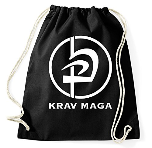 STYLETEX23 Krav MAGA Logo Turnbeutel Sportbeutel, schwarz STYLETEX23 Krav MAGA Logo Turnbeutel Sportbeutel, schwarz von STYLETEX23