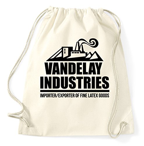 STYLETEX23 Vandelay Industries Seinfeld Logo Turnbeutel Sportbeutel, Natur STYLETEX23 Vandelay Industries Seinfeld Logo Turnbeutel Sportbeutel, Natur von STYLETEX23