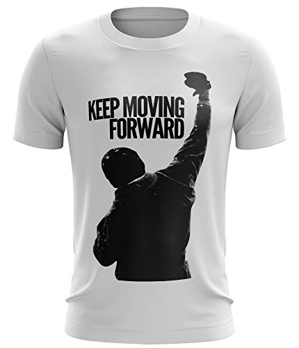 Stylotex Fitness T-Shirt Herren Sport Shirt Keep Moving Forward Gym Tshirts für Performance beim Training | Männer Kurzarm | Funktionelle Sport Bekleidung, Farbe:Weiss, Größe:L Stylotex Fitness T-Shirt Herren Sport Shirt Keep Moving Forward Gym Tshirts für Performance beim Training | Männer Kurzarm | Funktionelle Sport Bekleidung, Farbe:Weiss, Größe:L von Stylotex