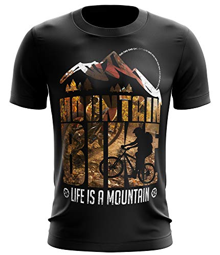 Stylotex Fitness T-Shirt Herren Sport Shirt Life is a Mountain v1 Gym Tshirts für Performance beim Training | Männer Kurzarm | Funktionelle Sport Bekleidung, Farbe:schwarz, Größe:XL Stylotex Fitness T-Shirt Herren Sport Shirt Life is a Mountain v1 Gym Tshirts für Performance beim Training | Männer Kurzarm | Funktionelle Sport Bekleidung, Farbe:schwarz, Größe:XL von Stylotex