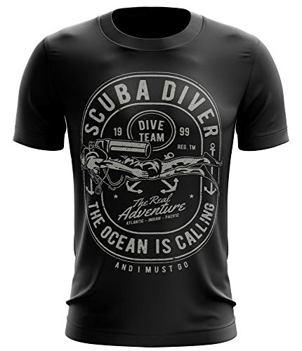 Stylotex Fitness T-Shirt Herren Sport Shirt Scuba Diver Dive Team Gym Tshirts für Performance beim Training | Männer Kurzarm | Funktionelle Sport Bekleidung, Farbe:schwarz, Größe:XL Stylotex Fitness T-Shirt Herren Sport Shirt Scuba Diver Dive Team Gym Tshirts für Performance beim Training | Männer Kurzarm | Funktionelle Sport Bekleidung, Farbe:schwarz, Größe:XL von Stylotex