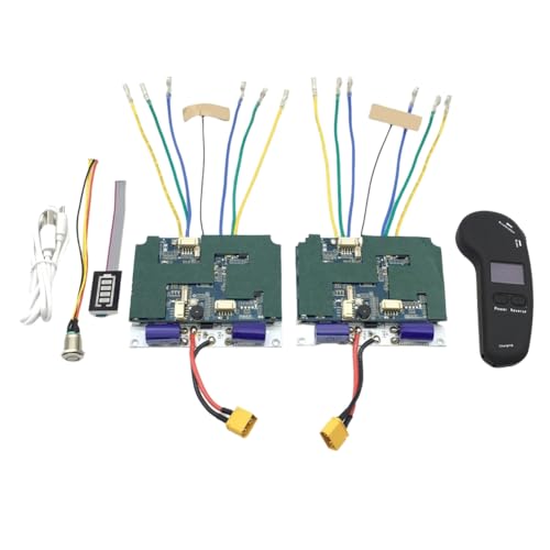 Stytpwra 4-4 ESC-Antriebsräder für elektrisches Skateboard, Motor mit vier Rädern mit LCD-Monitor-Controller 2,4 Hz (für Hub), einfache Installation von Stytpwra