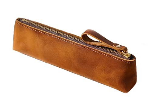 Su.B Federmäppchen - Federtasche - Etui aus Leder - Hergestellt aus Hochwertigem Leder - Passend für Mehr als 15 Stifte - für Männer und Frauen - Braun Su.B Federmäppchen - Federtasche - Etui aus Leder - Hergestellt aus Hochwertigem Leder - Passend für Mehr als 15 Stifte - für Männer und Frauen - Braun von Su.B