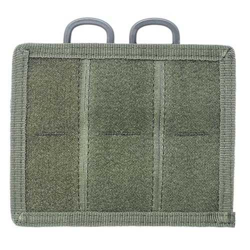 Haken- und Nylon-Panel mit Druckknöpfen und D-Ringen, Netztasche, Befestigung für Outdoor, Camping, Jagd, Feuerwehrleute von SueaLe