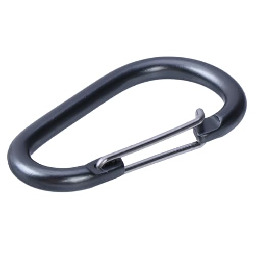 Karabinerhaken, schwere Karabinerhaken für Fitnessstudio, Camping, Wandern, Outdoor, kleiner Karabiner für Leinen, Aluminiumlegierung, Karabinerhaken, 10 Stück von SueaLe