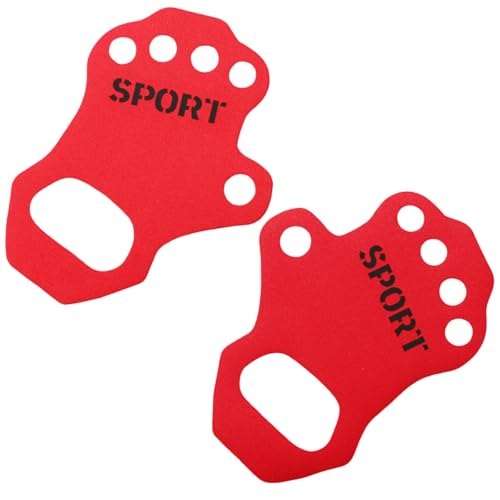 SueaLe Gymnastikhandschuhe Gewichtheberhandschuhe 1 Paar Hantel Griffpolster rutschfeste Fünf Finger Trainingshandschuhe Krafttrainingshandschuhe von SueaLe