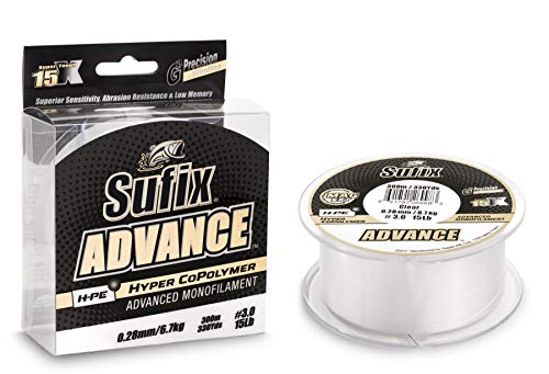 Nylon Sufix Advance Clear 300 m, 0,35 mm, 11,3 kg Nylon Sufix Advance Clear 300 m, 0,35 mm, 11,3 kg von Sufix