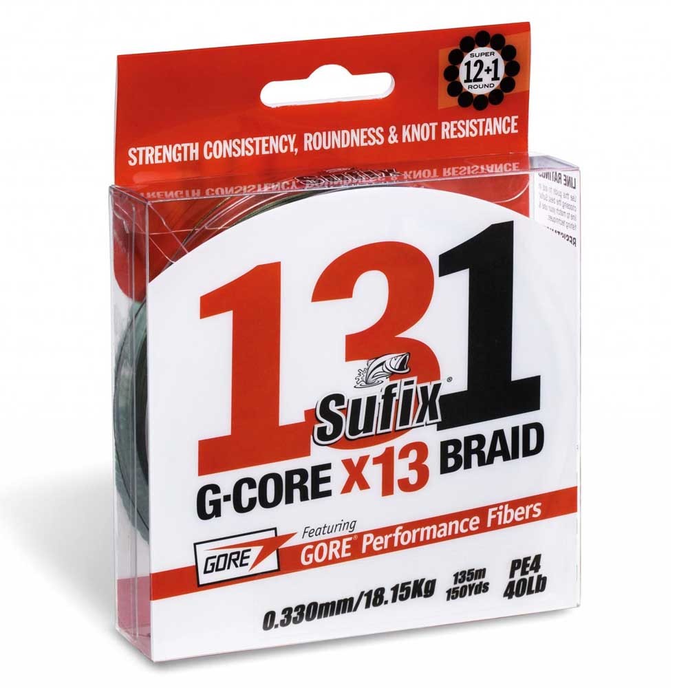 Sufix 131 Braided Line 120 M Durchsichtig 0.128 mm Sufix 131 Braided Line 120 M Durchsichtig 0.128 mm von Sufix