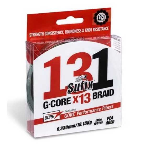 Sufix 131 G-core Braided Line 150 M Grau 0.170 mm Sufix 131 G-core Braided Line 150 M Grau 0.170 mm von Sufix