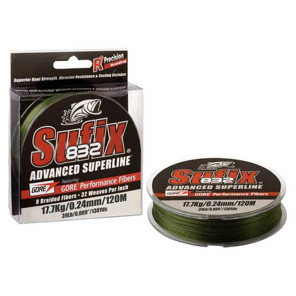 Sufix 832 Advanced Superline Braided Line 100 M Grün 0.380 mm von Sufix