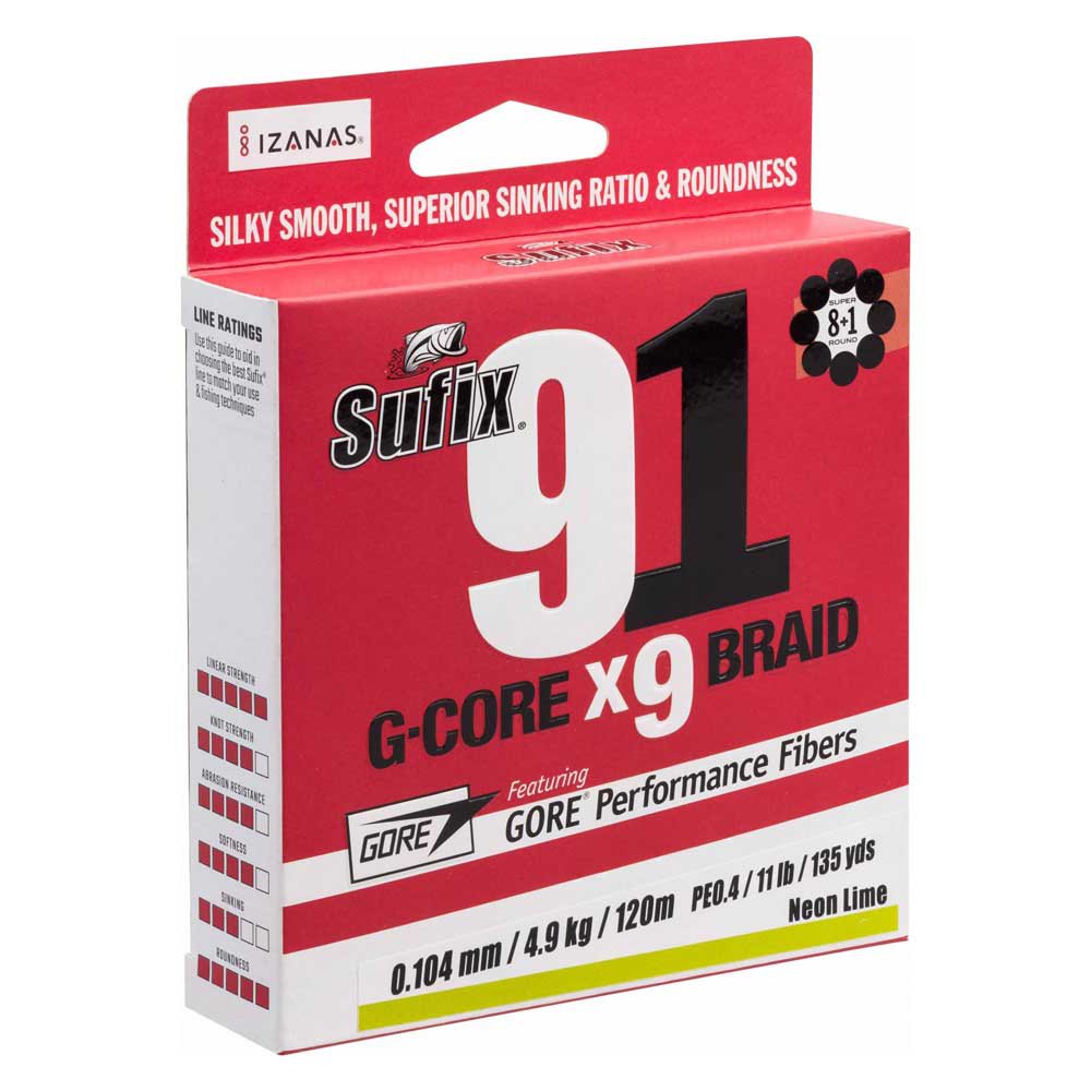Sufix 91 150 M Braided Line Durchsichtig 0.165 mm Sufix 91 150 M Braided Line Durchsichtig 0.165 mm von Sufix