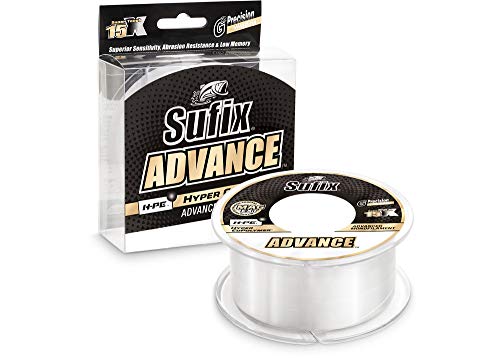 Sufix Advance Monofilament Angelschnur 150 Meter, transparent, 0.23MM-150MT-5KG Sufix Advance Monofilament Angelschnur 150 Meter, transparent, 0.23MM-150MT-5KG von Sufix