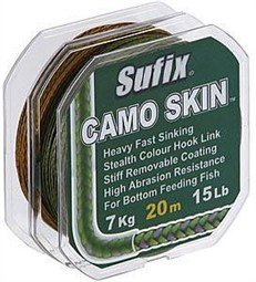 Sufix Camo Skin Green 10lb 20m sinkendes Karpfen Vorfach Sufix Camo Skin Green 10lb 20m sinkendes Karpfen Vorfach von Sufix