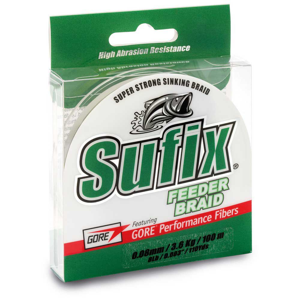 Sufix Feeder Braid Braided Line 150 M Grün 0.080 mm Sufix Feeder Braid Braided Line 150 M Grün 0.080 mm von Sufix