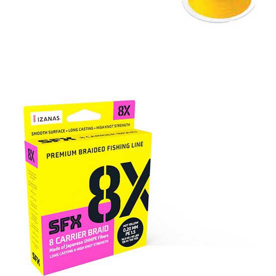 Sufix Sfx 8x 3200 M Braided Line Golden 0.128 mm Sufix Sfx 8x 3200 M Braided Line Golden 0.128 mm von Sufix