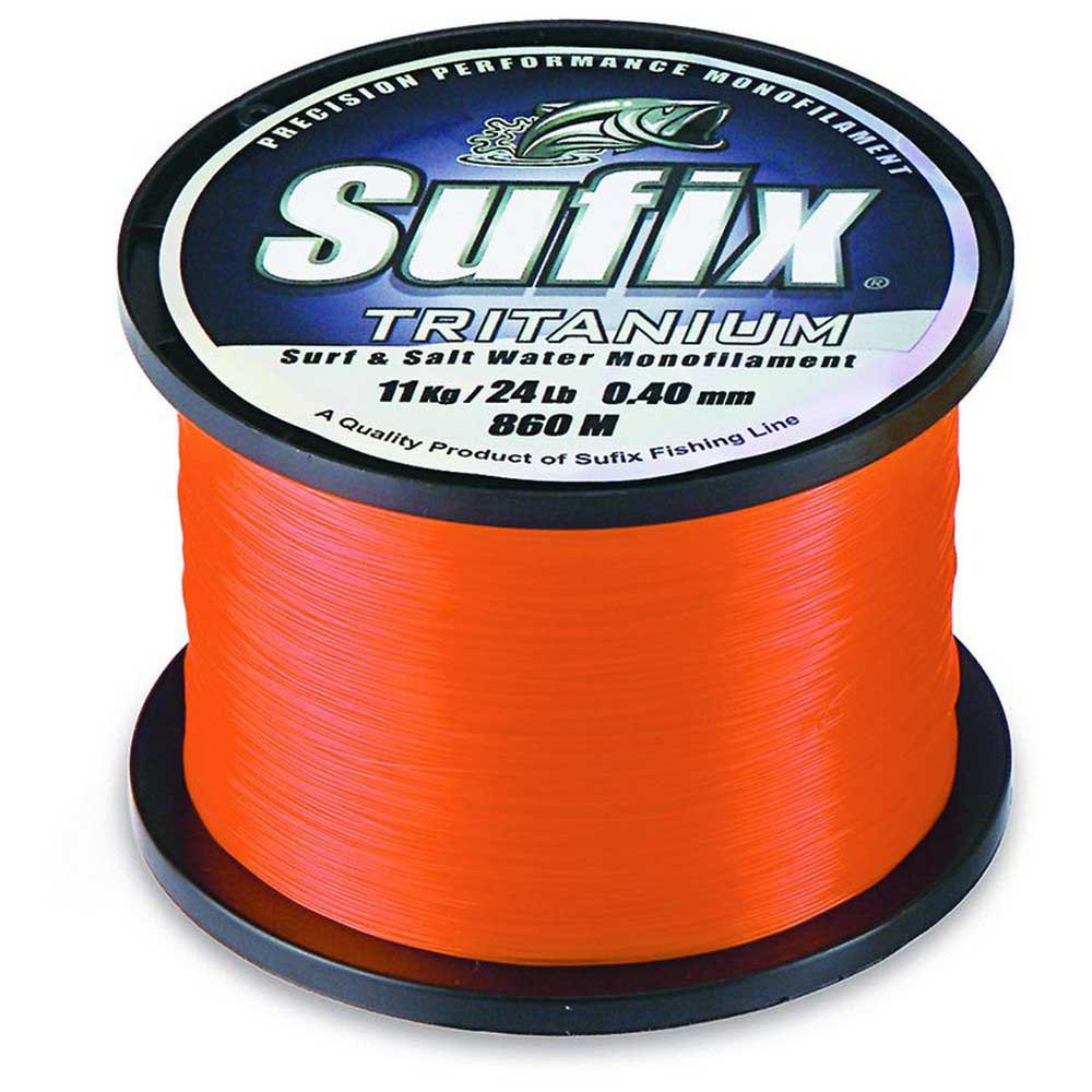 Sufix Tritanium 1/4 Lbs 860 M Monofilament Orange 0.400 mm von Sufix