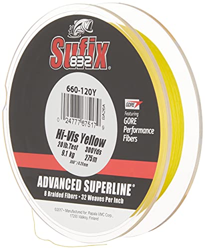 Sufix Unisex-Erwachsene 660-120Y Angelschnur, Neongelb, 20 lbs Sufix Unisex-Erwachsene 660-120Y Angelschnur, Neongelb, 20 lbs von Sufix