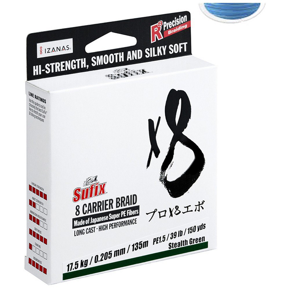 Sufix X8 300 M Braided Line Durchsichtig 0.185 mm Sufix X8 300 M Braided Line Durchsichtig 0.185 mm von Sufix