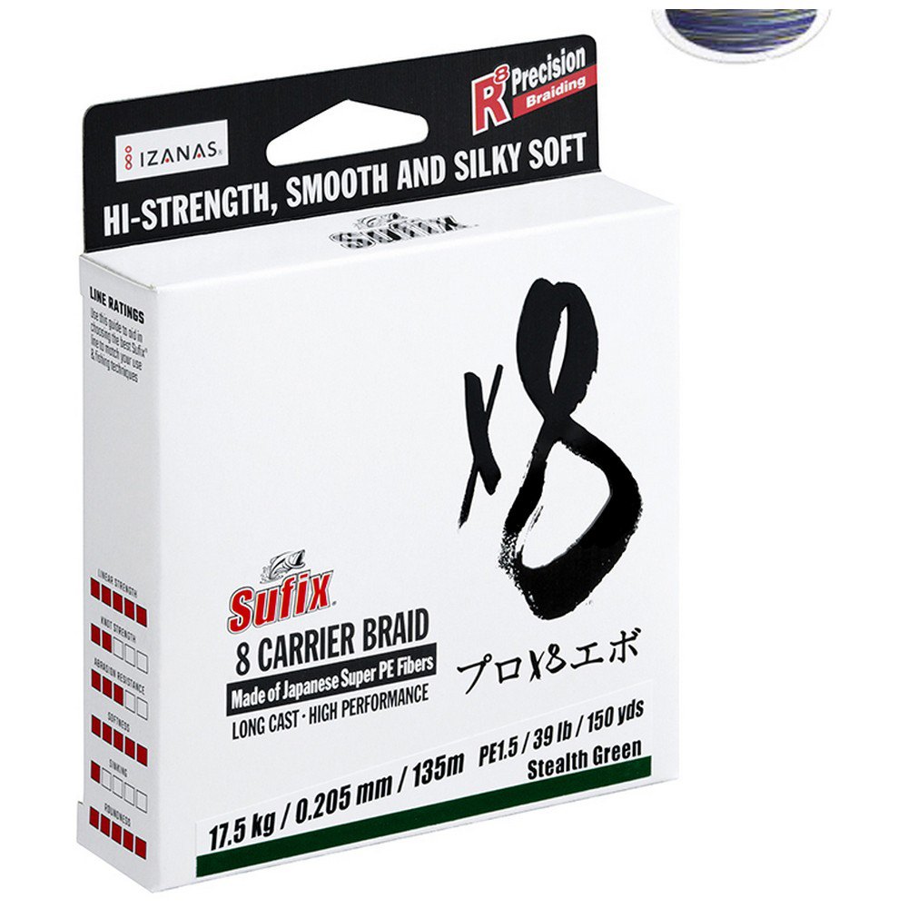 Sufix X8 450 M Braided Line Durchsichtig 0.285 mm Sufix X8 450 M Braided Line Durchsichtig 0.285 mm von Sufix