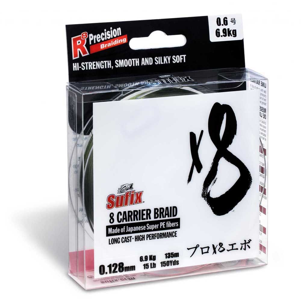 Sufix X8 Braided Line 120 M  0.128 mm von Sufix