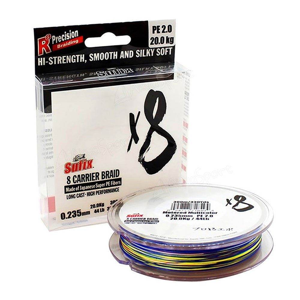 Sufix X8 Braided Line 300 M Mehrfarbig 0.330 mm Sufix X8 Braided Line 300 M Mehrfarbig 0.330 mm von Sufix