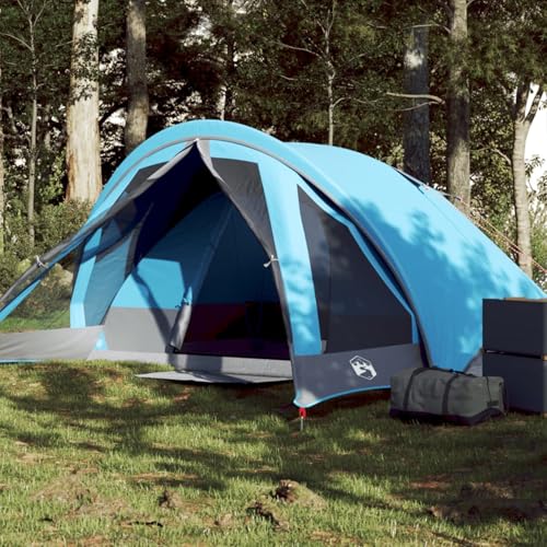 Sufrk Campingzelt 4 Personen Camping Zelt Camping Tent Camping ZubehöR Zelt Blau Wasserdicht - 94714 von Sufrk