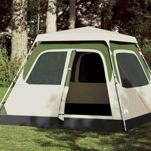 Sufrk Kuppel-Campingzelt 4 Personen Camping Zelt Camping Tent Camping ZubehöR Zelt Grün Quick Release - 4004230 von Sufrk