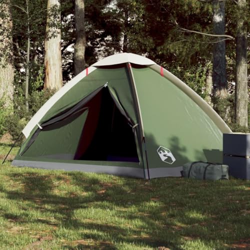 Sufrk Kuppel-Campingzelt 4 Personen Camping Zelt Camping Tent Camping ZubehöR Zelt Grün Wasserdicht - 94762 von Sufrk