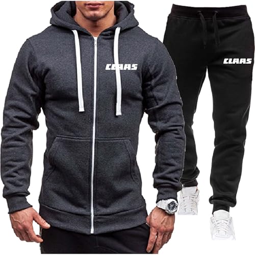 SuiHeill Jogginganzug Herren Trainingsanzug CL_AAS Kapuzenjacke Sporttraining Set Reißverschluss Set Langarm Kapuzenoberteil Und Hose Kapuzenpullover Sporthose Set von SuiHeill