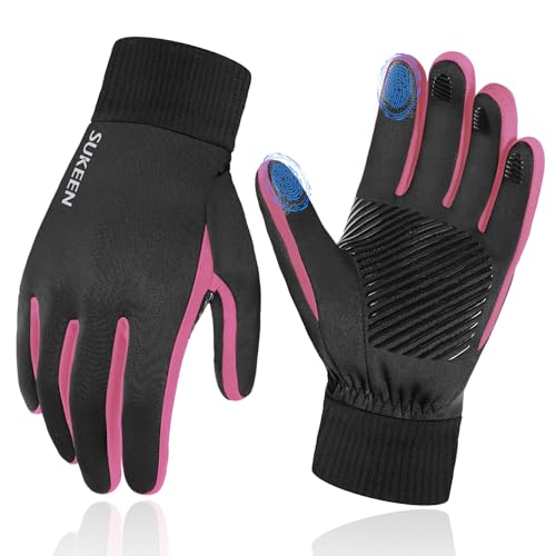 Handschuhe Kinder Softshell Winterhandschuhe Wasserdicht Warme Sporthandschuhe Kinder Reithandschuhe mit Anti-Rutsch Winddicht Fahrradhandschuhe Fleece Radhandschuhe Outdoor Sport für Jungen Mädchen Handschuhe Kinder Softshell Winterhandschuhe Wasserdicht Warme Sporthandschuhe Kinder Reithandschuhe mit Anti-Rutsch Winddicht Fahrradhandschuhe Fleece Radhandschuhe Outdoor Sport für Jungen Mädchen von Sukeen
