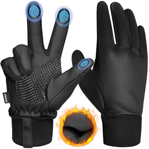 Sukeen Handschuhe Winter Herren Damen,Winddichte Handschuhe Fahrradhandschuhe Winter Thermohandschuhe Laufhandschuhe rutschfeste Touchscreen Handschuhe Fahrhandschuhe Wärme Schwarze Sporthandschuhe Sukeen Handschuhe Winter Herren Damen,Winddichte Handschuhe Fahrradhandschuhe Winter Thermohandschuhe Laufhandschuhe rutschfeste Touchscreen Handschuhe Fahrhandschuhe Wärme Schwarze Sporthandschuhe von Sukeen