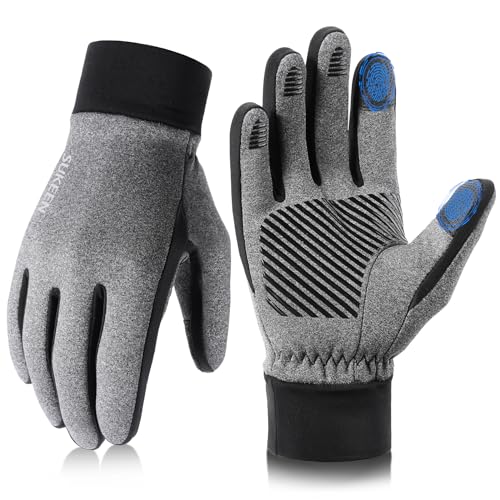 Winter Handschuhe Herren Damen Thermo-Handschuhe Touchscreen Winterhandschuhe Fahrradhandschuhe Anti-Rutsch Winddicht Handschuhe zum Autofahren Radfahren Skifahren Arbeiten Outdoor Winter Handschuhe Herren Damen Thermo-Handschuhe Touchscreen Winterhandschuhe Fahrradhandschuhe Anti-Rutsch Winddicht Handschuhe zum Autofahren Radfahren Skifahren Arbeiten Outdoor von Sukeen