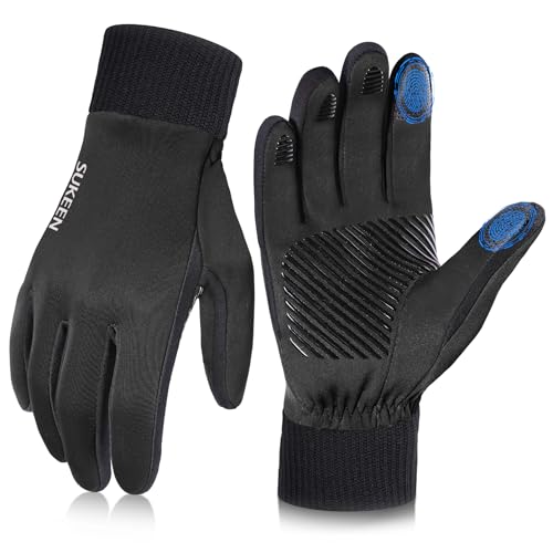 Winter Handschuhe Herren Damen Thermo-Handschuhe Touchscreen Winterhandschuhe Fahrradhandschuhe Anti-Rutsch Winddicht Handschuhe zum Autofahren Radfahren Skifahren Arbeiten Outdoor Winter Handschuhe Herren Damen Thermo-Handschuhe Touchscreen Winterhandschuhe Fahrradhandschuhe Anti-Rutsch Winddicht Handschuhe zum Autofahren Radfahren Skifahren Arbeiten Outdoor von Sukeen