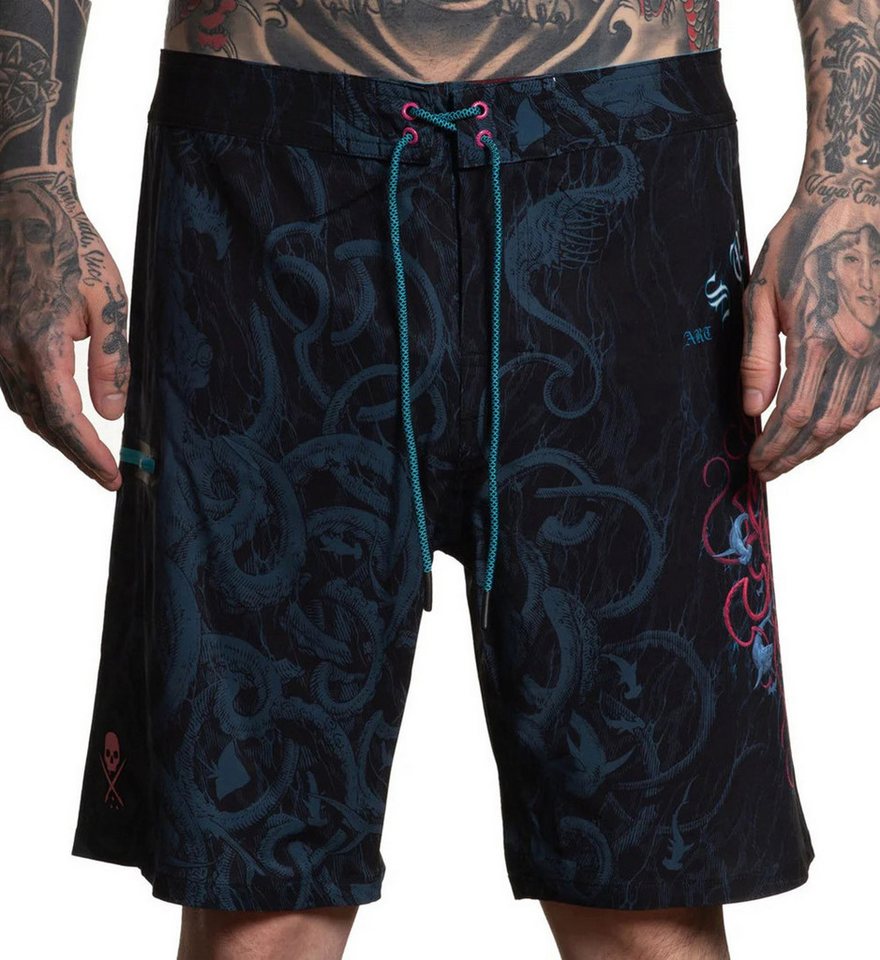 Sullen Clothing Boardshorts Kraken Tattoo Haie Monster Badehose Sullen Clothing Boardshorts Kraken Tattoo Haie Monster Badehose von Sullen Clothing